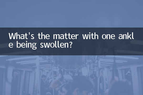 Qual è il problema con una caviglia gonfia?