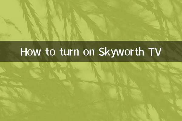 Come accendere Skyworth TV