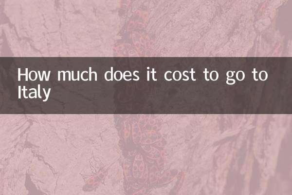 Quanto custa ir para a Itália