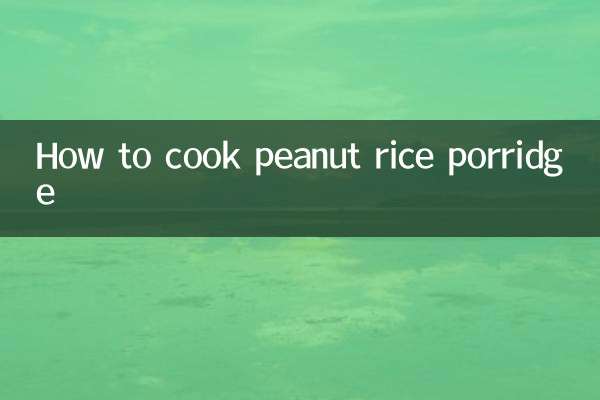 Wie man Erdnussreisbrei kocht