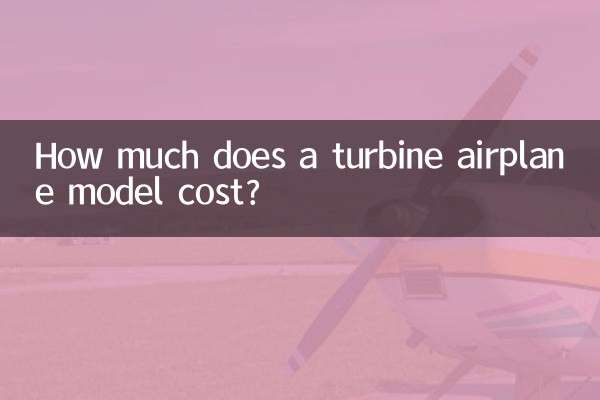How much does a turbine airplane model cost?