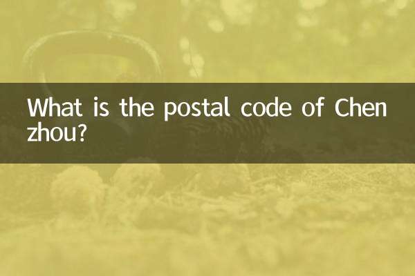Какой почтовый индекс Чэньчжоу?