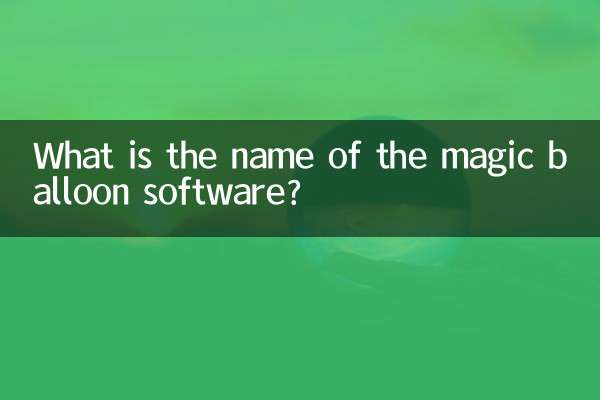جادو بیلون سافٹ ویئر کا نام کیا ہے؟