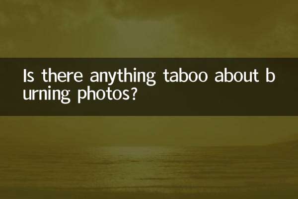 照片烧了有什么忌讳吗