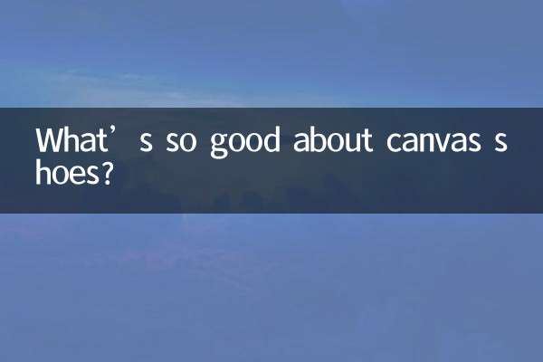 Cosa c'è di così bello nelle scarpe di tela?