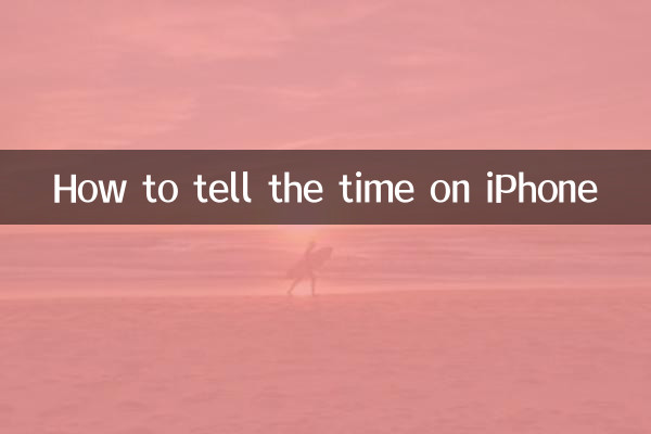 Come leggere l'ora su iPhone