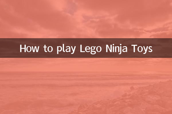 Como jogar brinquedos lego ninja