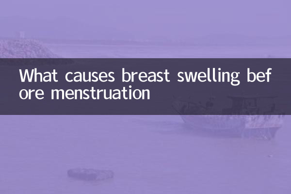 Ce qui provoque un gonflement des seins avant les menstruations