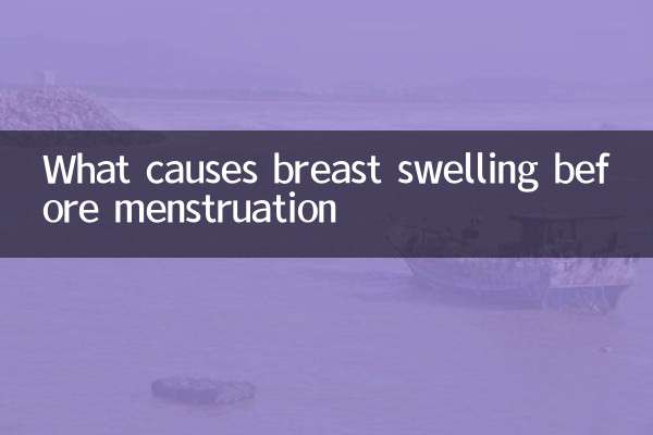Ce qui provoque un gonflement des seins avant les menstruations