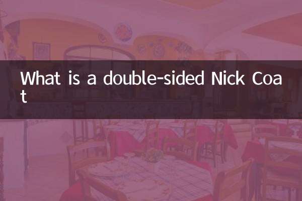 Qu'est-ce qu'un nick-coat double face