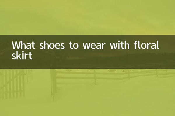 Quali scarpe indossare con una gonna a fiori