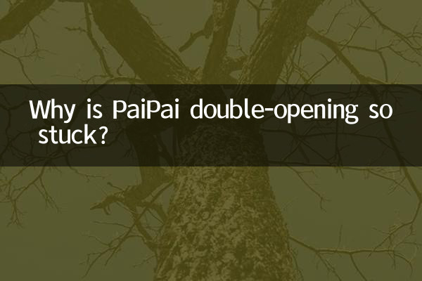 なぜPaiPaiの両開きはあんなに固着しているのでしょうか？