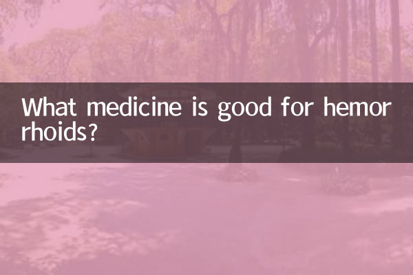 ¿Qué medicamento es bueno para las hemorroides?