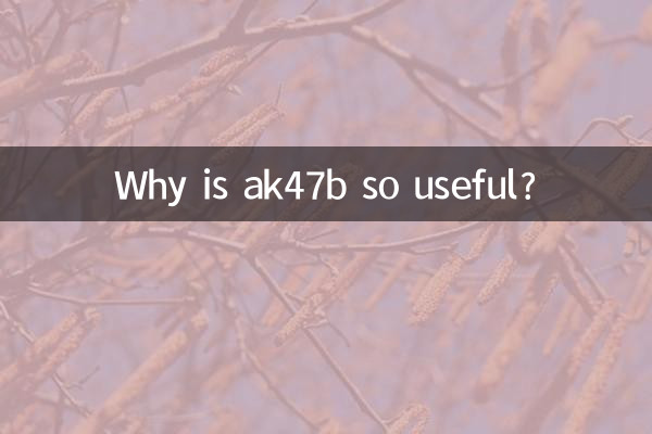 ¿Por qué es tan útil el ak47b?