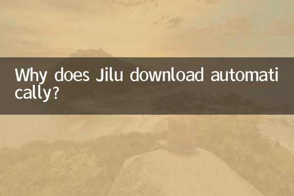 Why does Jilu download automatically?