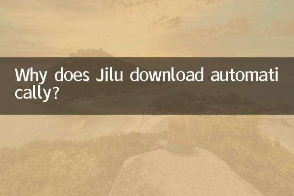 Why does Jilu download automatically?