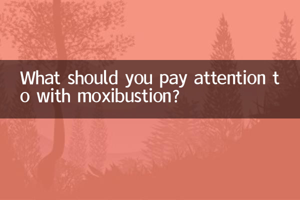 A cosa dovresti prestare attenzione con la moxibustione?
