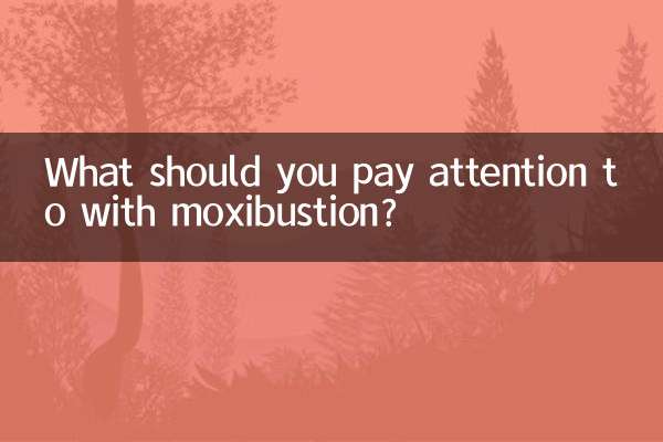 A cosa dovresti prestare attenzione con la moxibustione?