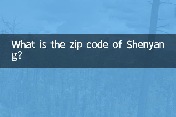 Wie lautet die Postleitzahl von Shenyang?