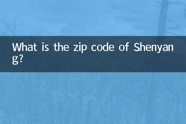 Qual é o código postal de Shenyang?