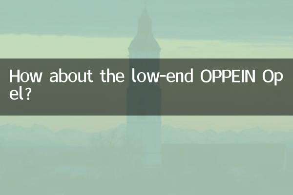 저가형 OPPEIN Opel은 어떻습니까?