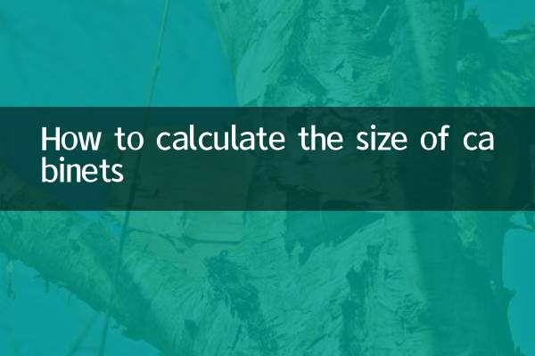 نحوه محاسبه اندازه کابینت