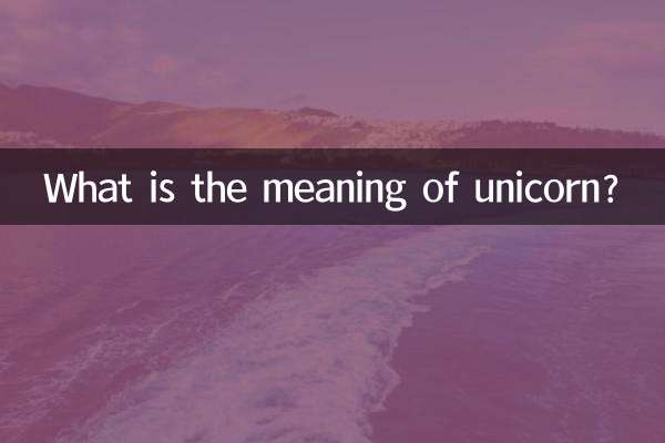 ¿Cuál es el significado de unicornio?