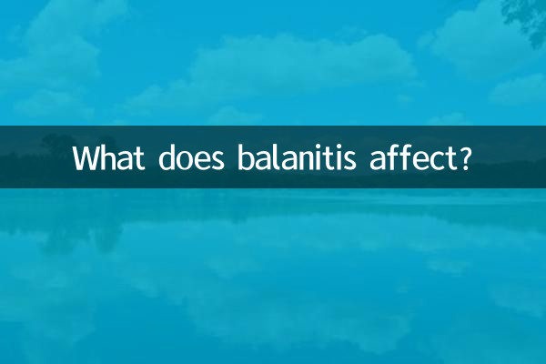 ¿A qué afecta la balanitis?