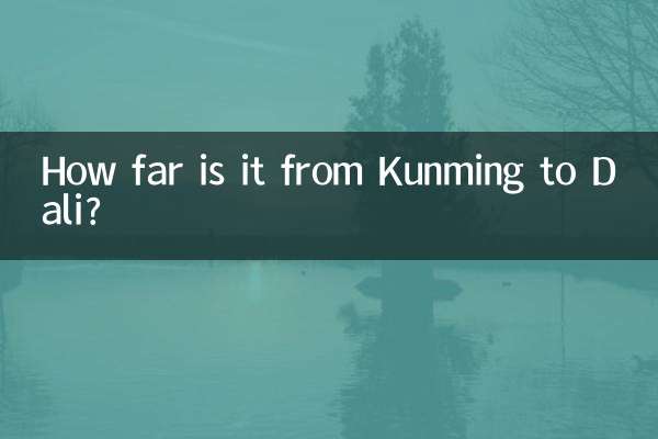 ¿A cuánta distancia está Kunmíng de Dali?
