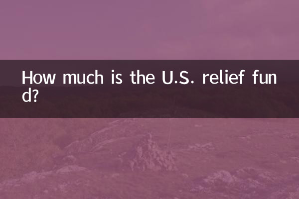 صندوق امداد آمریکا چقدر است؟
