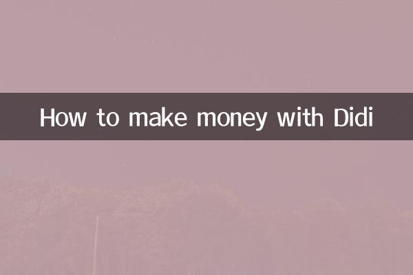 How to make money with Didi