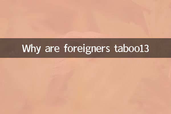 外國人為什麼忌諱13