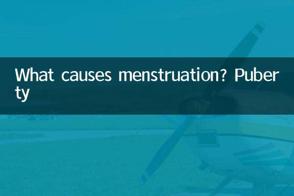چه چیزی باعث قاعدگی می شود؟ بلوغ