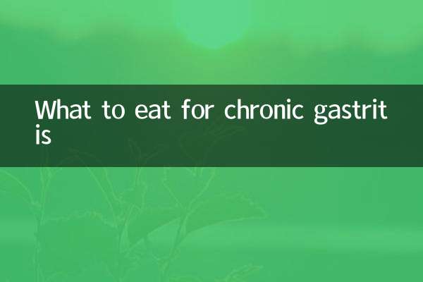 O que comer para gastrite crônica