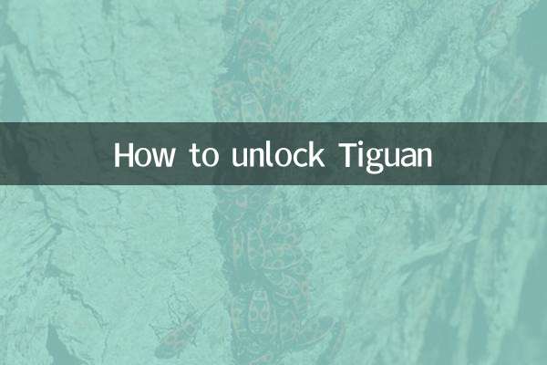 ティグアンのロックを解除する方法