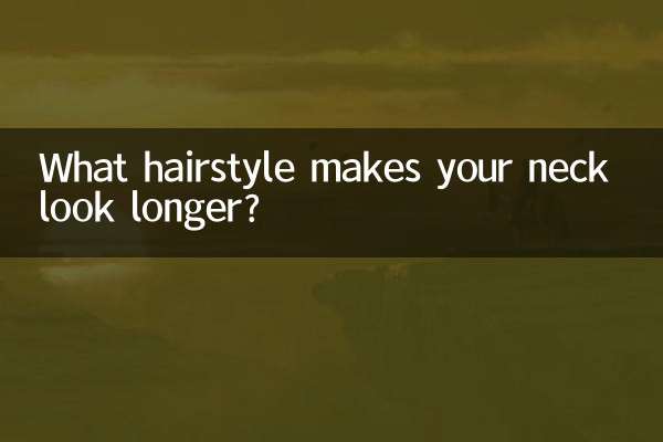 Welche Frisur lässt Ihren Hals länger aussehen?