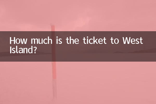 ¿Cuánto cuesta el billete a West Island?