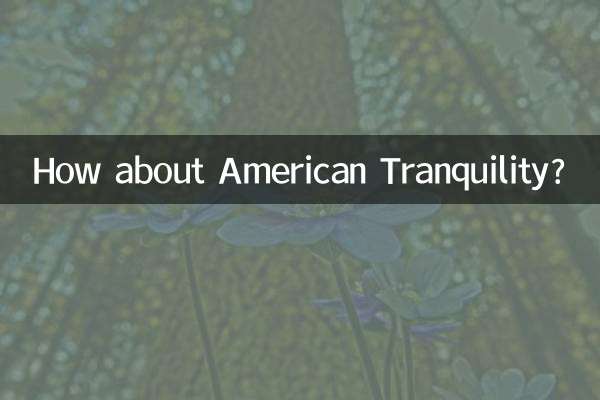 How about American Tranquility?