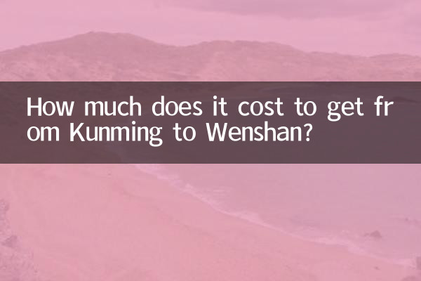 ¿Cuánto cuesta ir de Kunming a Wenshan?