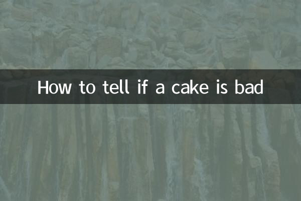 Comment savoir si un gâteau est mauvais