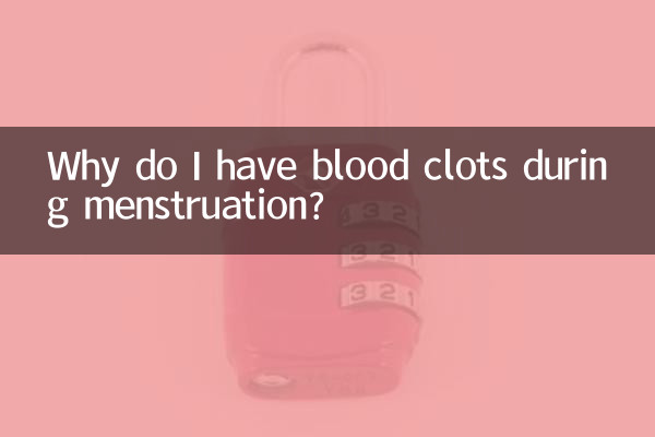 Почему во время менструации образуются сгустки крови?