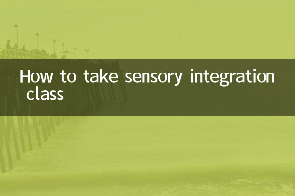 Cómo tomar una clase de integración sensorial