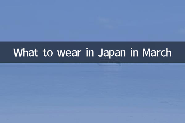 Qué ponerse en Japón en marzo