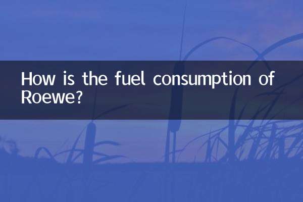 How is the fuel consumption of Roewe?