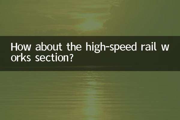 ماذا عن قسم أعمال السكك الحديدية عالية السرعة؟