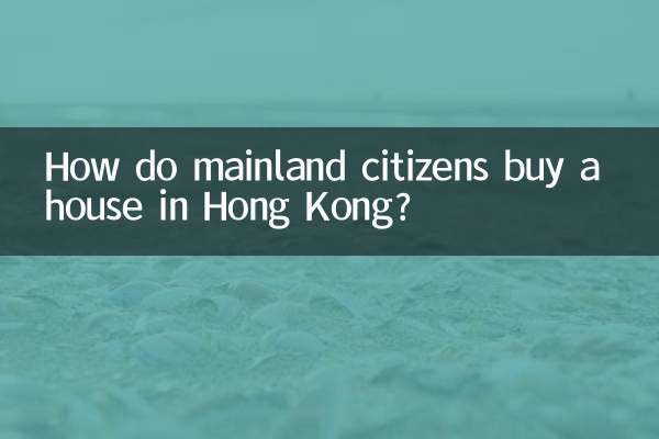 Wie kaufen Festlandbürger ein Haus in Hongkong?