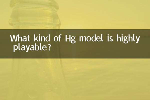 Hg模型什么可玩性高