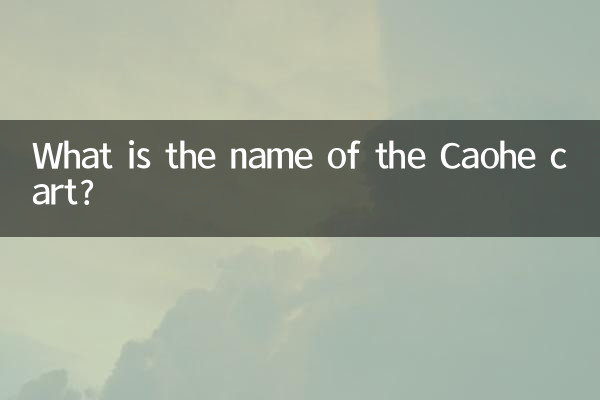 Caohe کارٹ کا نام کیا ہے؟