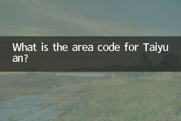 Wie lautet die Vorwahl von Taiyuan?