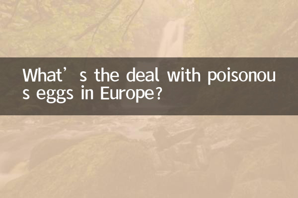 ヨーロッパでは有毒卵はどうなっているのでしょうか？